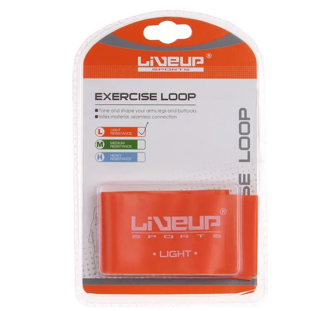 Фітнес гумка LATEX LOOP-LIGHT Помаранчевий 50х5см (LS3650-500Lo)