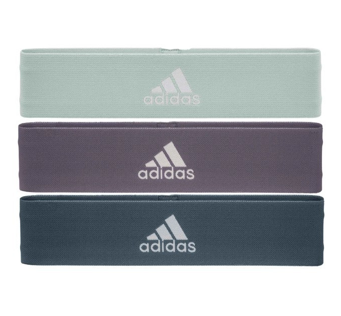 Набір еспандерів Adidas Resistance Band Set (L, M, H) зелений, фіолетовий, темно-синій Уні 70х7,6х0,5 ADTB-10711 Набір еспандерів Adidas Resistance Band Set (L, M, H) зелений, фіолетовий, темно-синій Уні 70х7,6х0,5 ADTB-10711