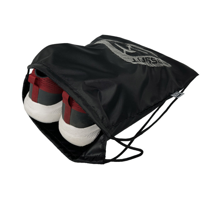 Сумка спортивна для взуття або інвентарю EasyFit чорна Сумка спортивна для взуття або інвентарю EasyFit чорна