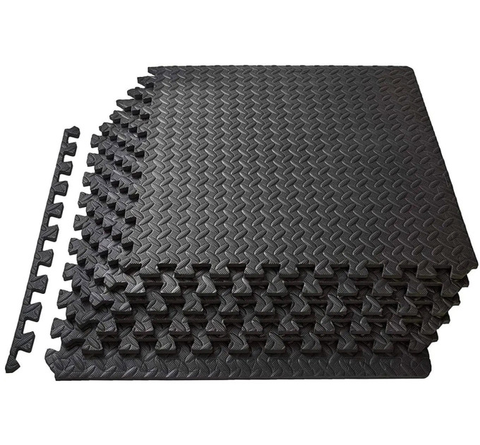 Татамі мат EasyFit SwallowTail 4 шт (60х60х1 см) пазл хвіст ластівки з бортиком Татамі мат EasyFit SwallowTail 4 шт (60х60х1 см) пазл хвіст ластівки з бортиком