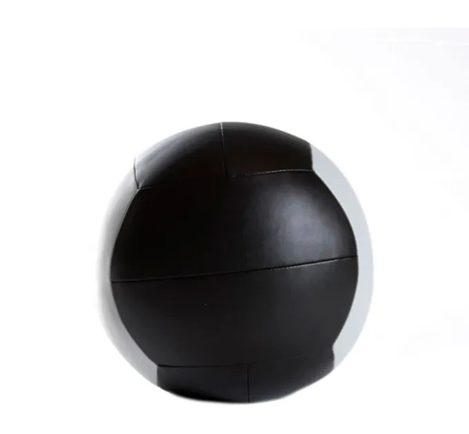 Мяч для кросфіту WALL BALL Чорний Сірий 10кг (LP8100-10)