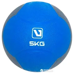 Медбол MEDICINE BALLсиній, сірий 5кг-241мм LS3006F-5 Медбол MEDICINE BALLсиній, сірий 5кг-241мм LS3006F-5