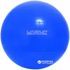 Фітбол LiveUP GYM BALL блакитний 65см LS3221-65b