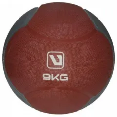 Медбол MEDICINE BALL темно-вишневий, темно-сірий 9кг-286мм LS3006F-9
