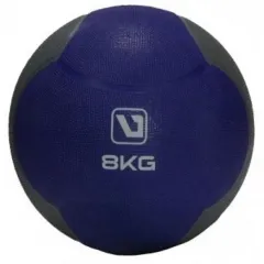 Медбол MEDICINE BALL синій, чорний 8кг-286мм LS3006F-8