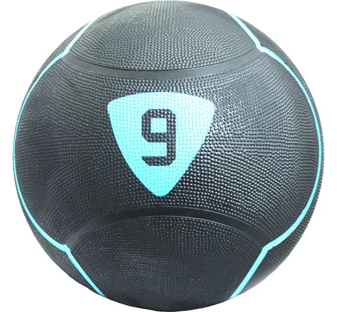 Медбол LivePro SOLID MEDICINE BALL чорний 9кг LP8110-9