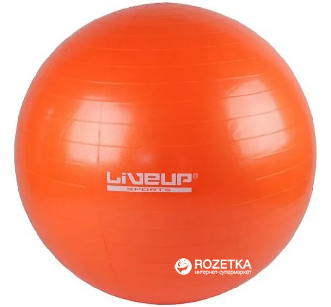 Фітбол LiveUP GYM BALL помаранчевий 55см LS3221-55o