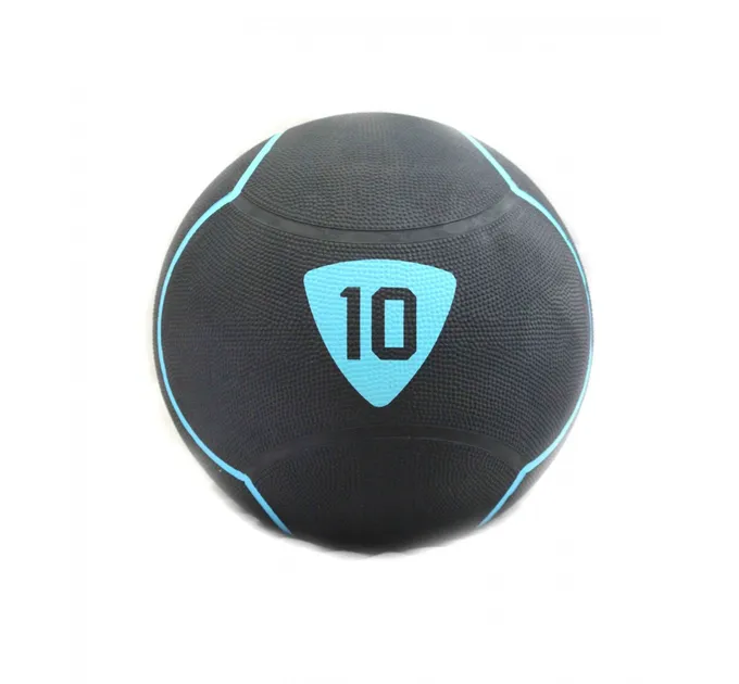 Медбол LivePro SOLID MEDICINE BALL чорний 10кг LP8110-10