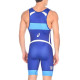 Трико борцівське Asics Wrestling Singlet Синій,Білий,Блакитний XS (157516-0043 XS)