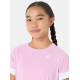 Дитяча Футболка Asics GIRLS TENNIS SS TOP Білий Рожевий 137-147 (2044A045-701 137-147)