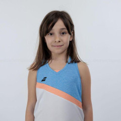 Майка дит. Babolat PLAY TANK TOP GIRL WHITE/BLITHE BLUE (12-14) 3GTF071-1095 12-14