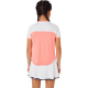 Дитяча Футболка Asics GIRLS TENNIS SS TOP Білий Кораловий 122-128 (2044A039-701 122-128)