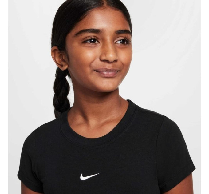 Футболка дит. Nike G NSW TEE SS SLIM MOD CROP black (S) HF7010-010 S