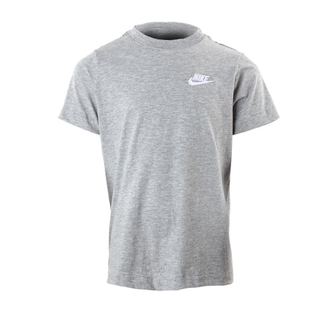 Дитяча Футболка Nike K NSW TEE EMB FUTURA Сірий 128-137 см (7dAR5254-063 128-137 см) Дитяча Футболка Nike K NSW TEE EMB FUTURA Сірий 128-137 см (7dAR5254-063 128-137 см)