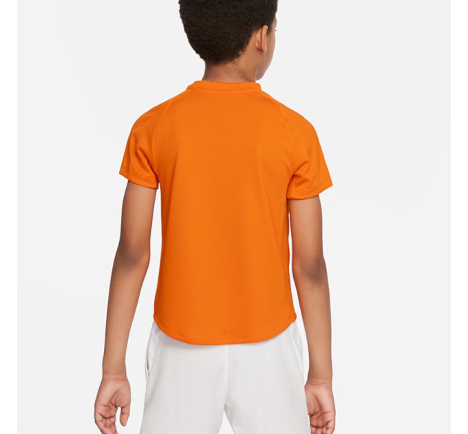 Дитяча Футболка Nike DF VICTORY SS TOP Помаранчевий 122-128 (CV7565-834 122-128)