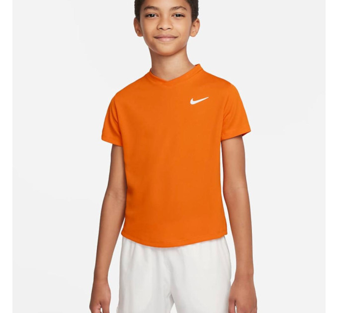 Дитяча Футболка Nike DF VICTORY SS TOP Помаранчевий 122-128 (CV7565-834 122-128)