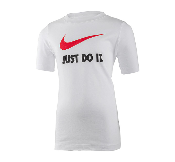 Дитяча Футболка Nike B NSW TEE JDI SWOOSH Сірий XS (AR5249-100 XS)