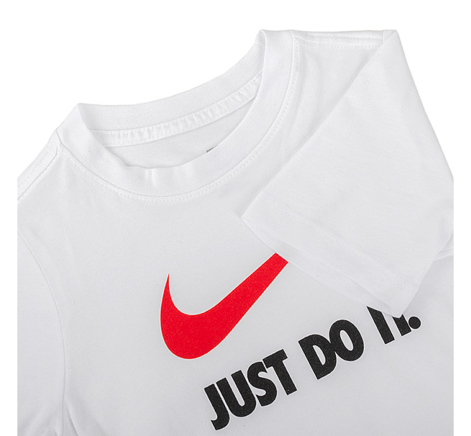 Дитяча Футболка Nike B NSW TEE JDI SWOOSH Сірий XS (AR5249-100 XS)