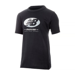 Дитяча Футболка New Balance Essentials Reimagined Graphic Чорний S (YT31517BK)