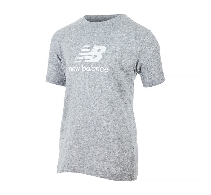 Дитяча Футболка New Balance Essentials Stacked Logo Jersey Сірий S (YT31541AG) Дитяча Футболка New Balance Essentials Stacked Logo Jersey Сірий S (YT31541AG)