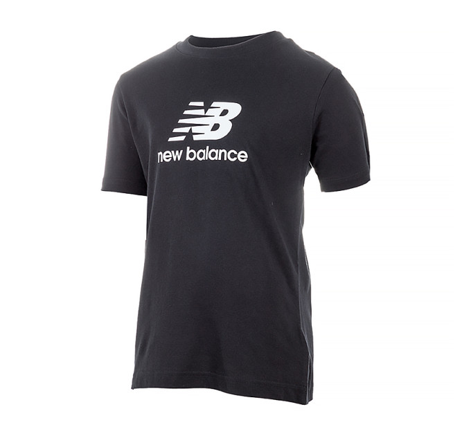 Дитяча Футболка New Balance Essentials Stacked Logo Jersey Чорний S (YT31541BK) Дитяча Футболка New Balance Essentials Stacked Logo Jersey Чорний S (YT31541BK)