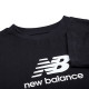 Дитяча Футболка New Balance Essentials Stacked Logo Jersey Чорний S (YT31541BK)