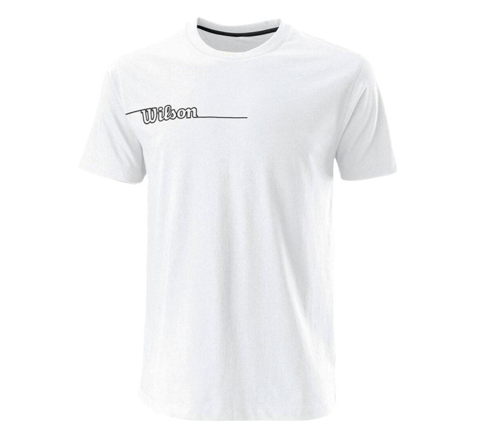 Дитяча Футболка Wilson TEAM II TECH TEE Y Білий 116-128 (WRA796602 116-128)