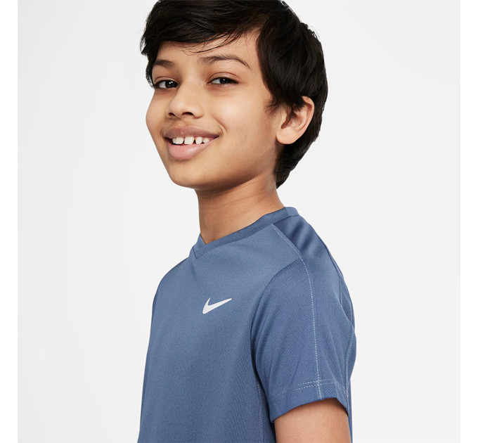 Дитяча Футболка Nike DF VICTORY SS TOP Темно-синій 128-137 (CV7565-493 128-137)