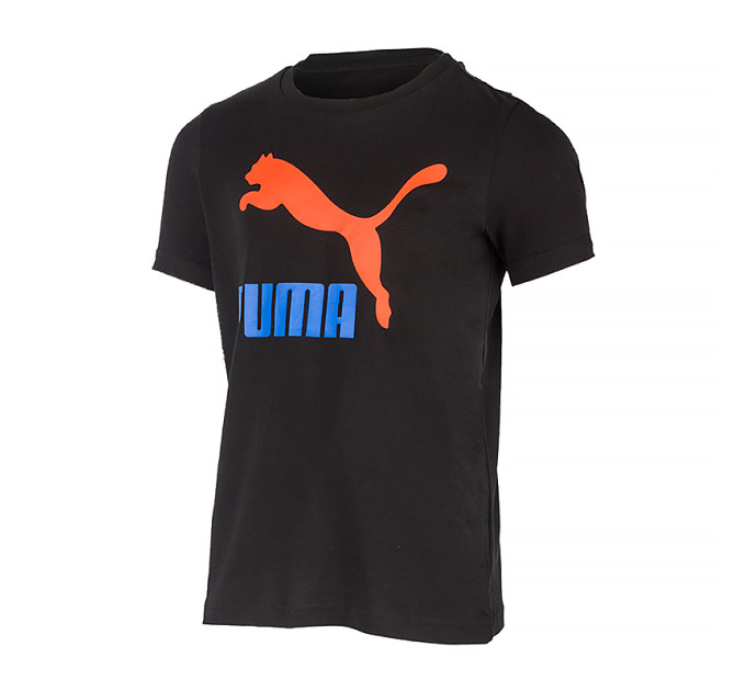 Дитяча Футболка Puma Classics Logo Tee Чорний 128 (53952601) Дитяча Футболка Puma Classics Logo Tee Чорний 128 (53952601)