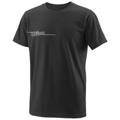 Дитяча Футболка Wilson TEAM II TECH TEE Y Чорний 116-128 (WRA796601 116-128)