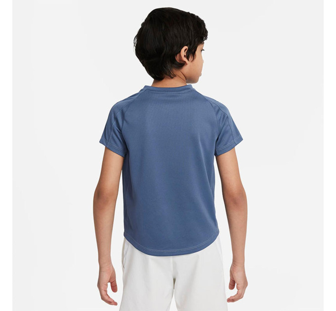 Дитяча Футболка Nike DF VICTORY SS TOP Темно-синій 137-147 (CV7565-493 137-147)