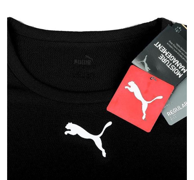 Футболка Puma teamRISE Jersey Jr чорний Діт 176 см 704938-03 176