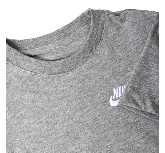 Дитяча Футболка Nike K NSW TEE EMB FUTURA Сірий 122-128 см (7dAR5254-063 122-128 см)