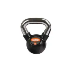 Гиря RUBBER KETTEL DUMBELL Чорний 4 кг (LS2044-4)