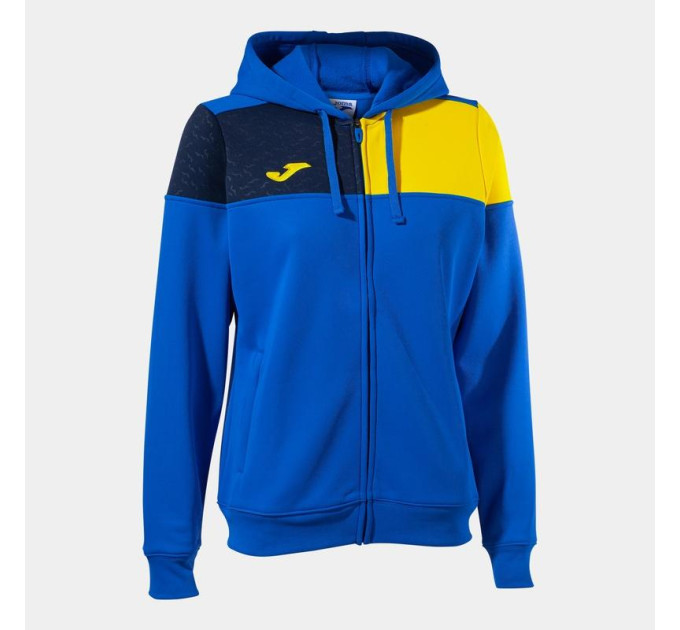 Жіноча спортивна кофта Joma CREW V синій,жовтий L 901863.709 L