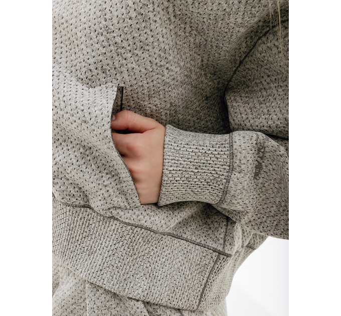 Жіночий Реглан Nike W NSW TP TFADV QZ NKFWD Сірий M (7dDQ6999-077 M)