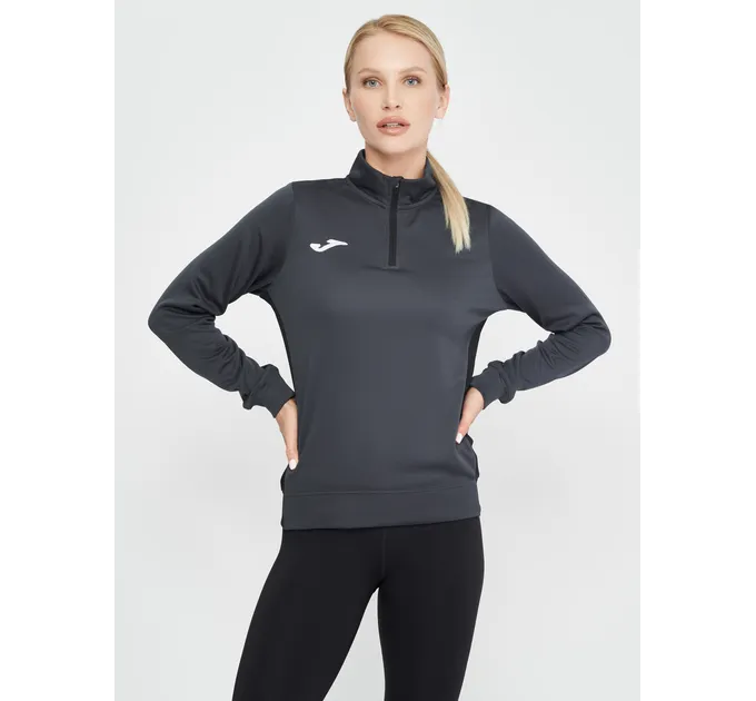 Жіноча спортивна кофта Joma WINNER II Темно-сірий M (901678.151)