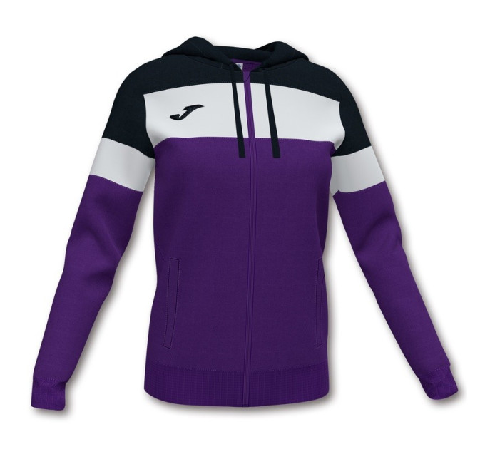 Жіноча спортивна кофта Joma CREW IV HOODIE JACKET фіолетовий,чорний M 901041.551 M