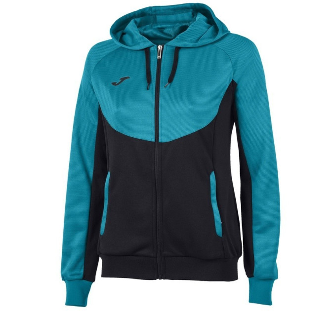 Жіноча спортивна кофта Joma ESSENTIAL чорний,бврюзовий M 900699.116 M