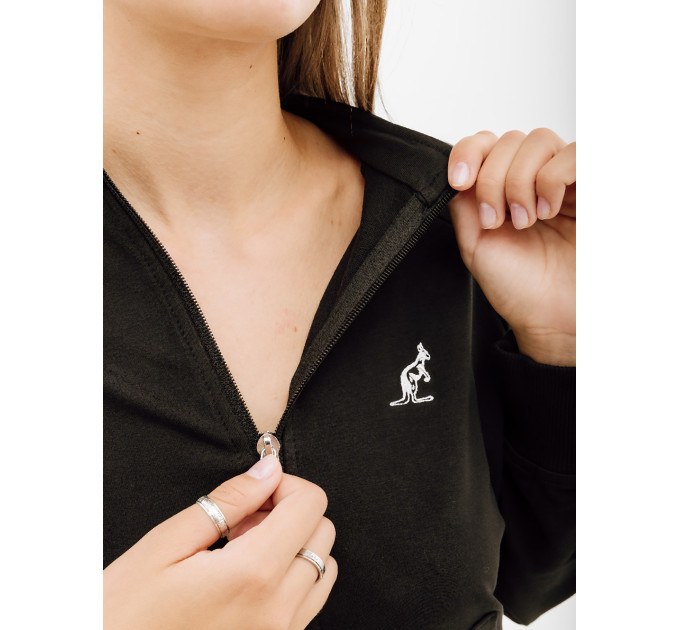 Жіночий Костюм спортивний AUSTRALIAN ESSENTIALS ELASTIC FLEECE TRACK SUIT Чорний 2XL (7dLSDTU0076-003 2XL)