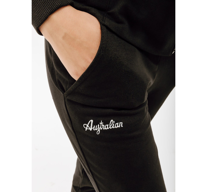 Жіночий Костюм спортивний AUSTRALIAN ESSENTIALS ELASTIC FLEECE TRACK SUIT Чорний 2XL (7dLSDTU0076-003 2XL)