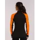 Жіноча спортивна кофта Joma Elite IX Чорний, Помаранчевий M (901649.108)