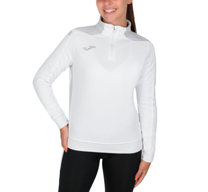 Жіноча спортивна кофта Joma Championship VI Білий, Сірий M (901268.211)
