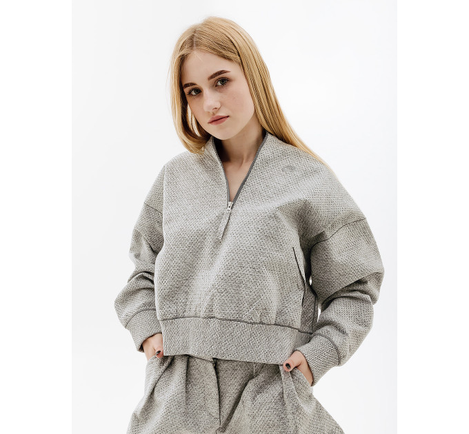 Жіночий Реглан Nike W NSW TP TFADV QZ NKFWD Сірий XS (7dDQ6999-077 XS) Жіночий Реглан Nike W NSW TP TFADV QZ NKFWD Сірий XS (7dDQ6999-077 XS)