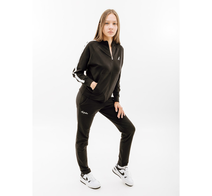 Жіночий Костюм спортивний AUSTRALIAN ESSENTIALS ELASTIC FLEECE TRACK SUIT Чорний L (7dLSDTU0076-003 L)