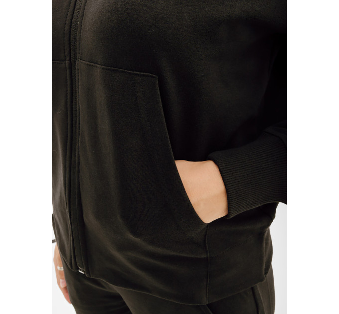 Жіночий Костюм спортивний AUSTRALIAN ESSENTIALS ELASTIC FLEECE TRACK SUIT Чорний L (7dLSDTU0076-003 L)