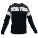 Жіноча спортивна кофта Joma CREW IV HOODIE JACKET чорний,темно-сірий S 901041.110 S