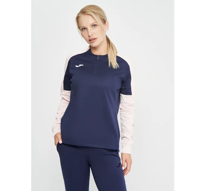 Жіноча спортивна кофта Joma Eco Championship Темно-синій, Рожевий M (901692.335) Жіноча спортивна кофта Joma Eco Championship Темно-синій, Рожевий M (901692.335)
