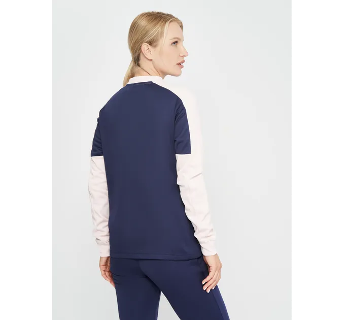 Жіноча спортивна кофта Joma Eco Championship Темно-синій, Рожевий M (901692.335)