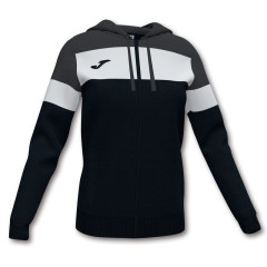 Жіноча спортивна кофта Joma CREW IV HOODIE JACKET чорний,темно-сірий XS 901041.110 XS Жіноча спортивна кофта Joma CREW IV HOODIE JACKET чорний,темно-сірий XS 901041.110 XS